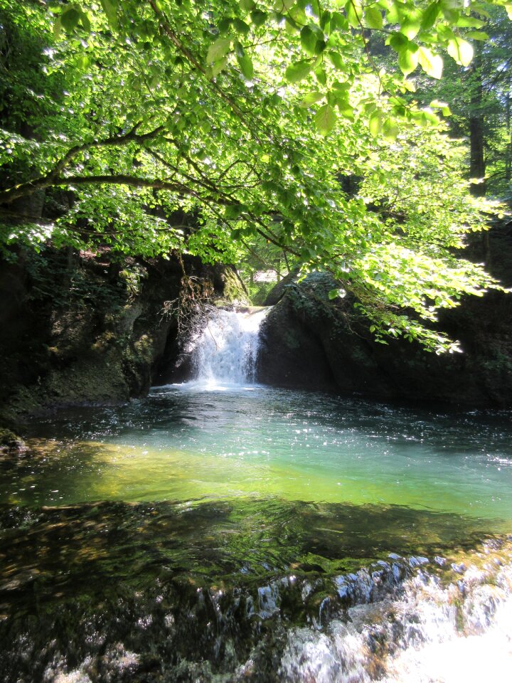 Eistobel waterfall bach