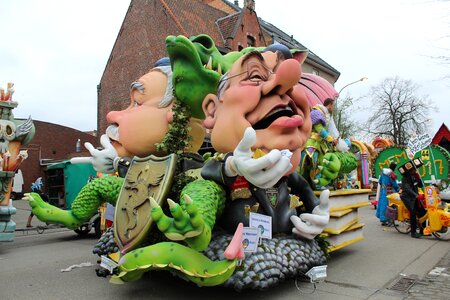 Group parade carnival