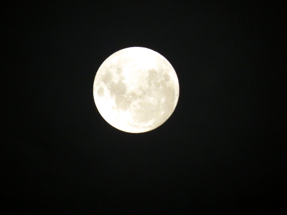 Moon night sky