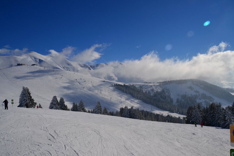 Winter mountain landscape