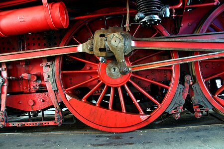 Locomotive rail train