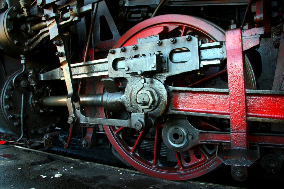 Locomotive rail train