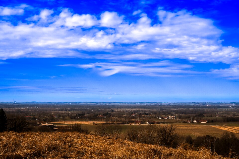Blue sky blue nature