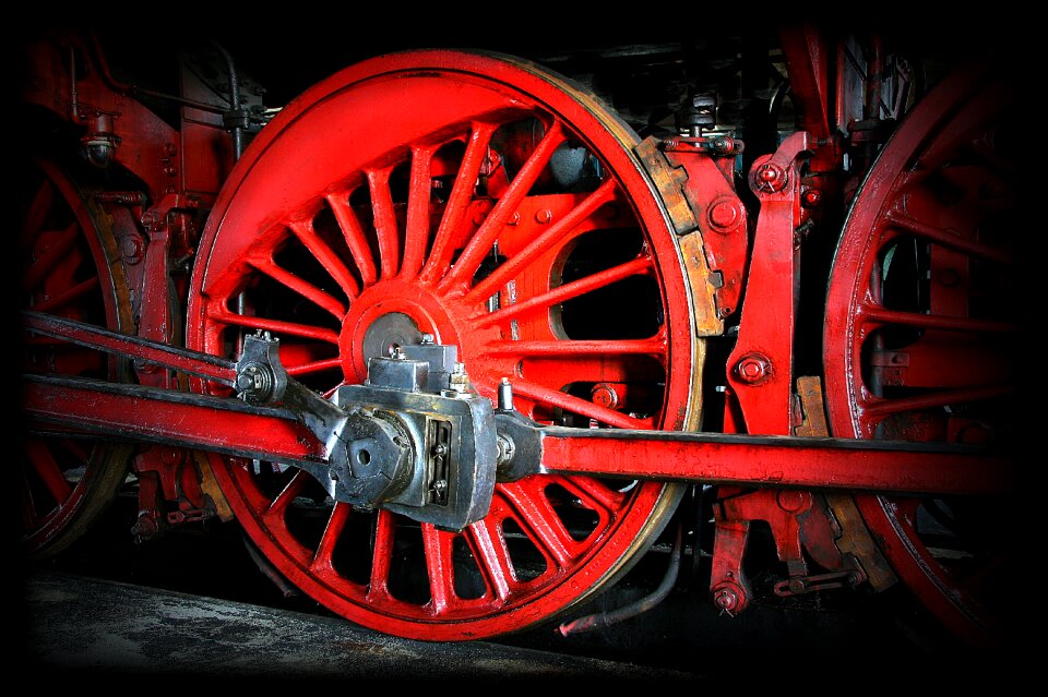 Locomotive rail train