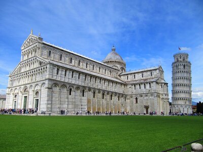 Leaning tower building architecture photo