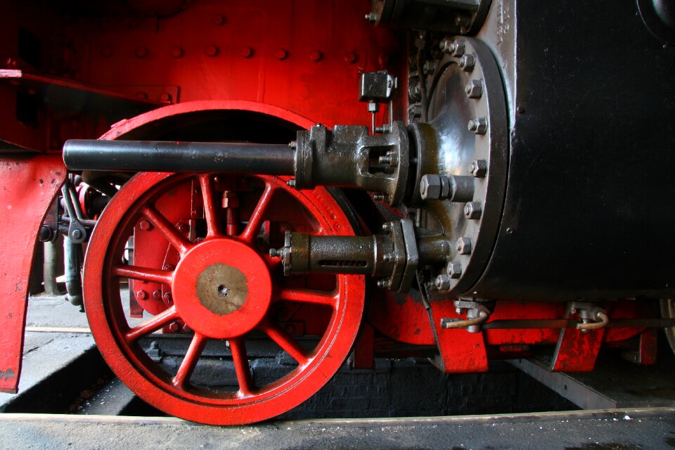 Locomotive rail train