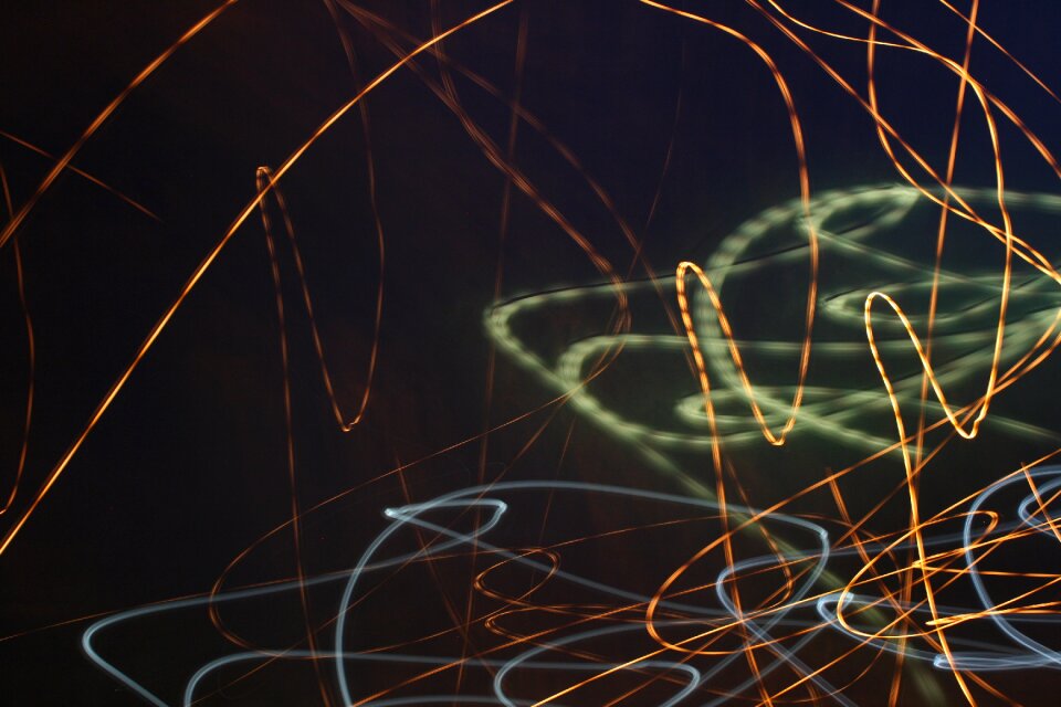 Long exposure night dark