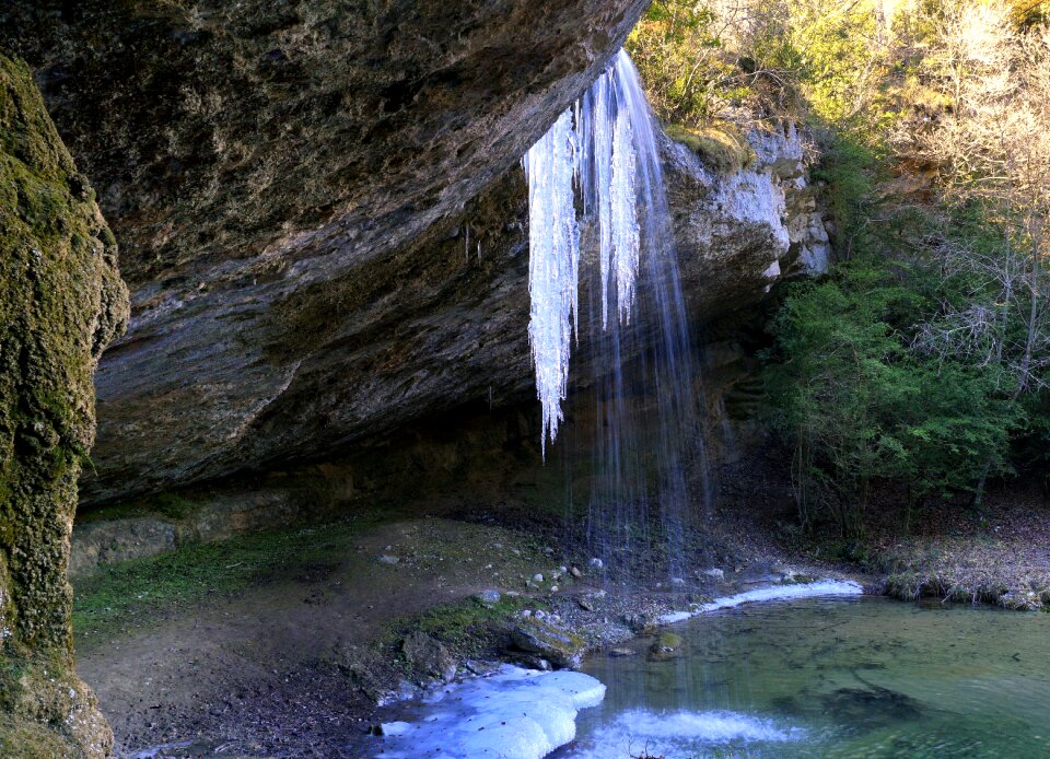 Frost cold winter