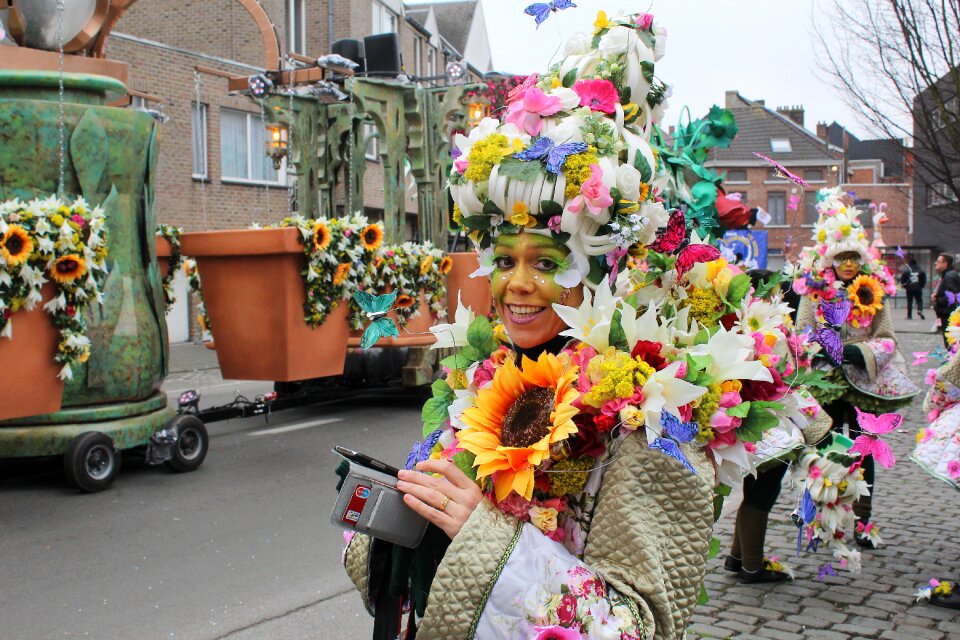 Group parade carnival