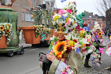 Group parade carnival