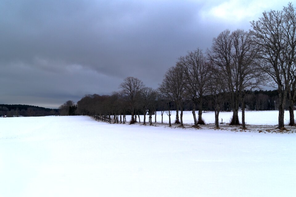 Winter darkness line