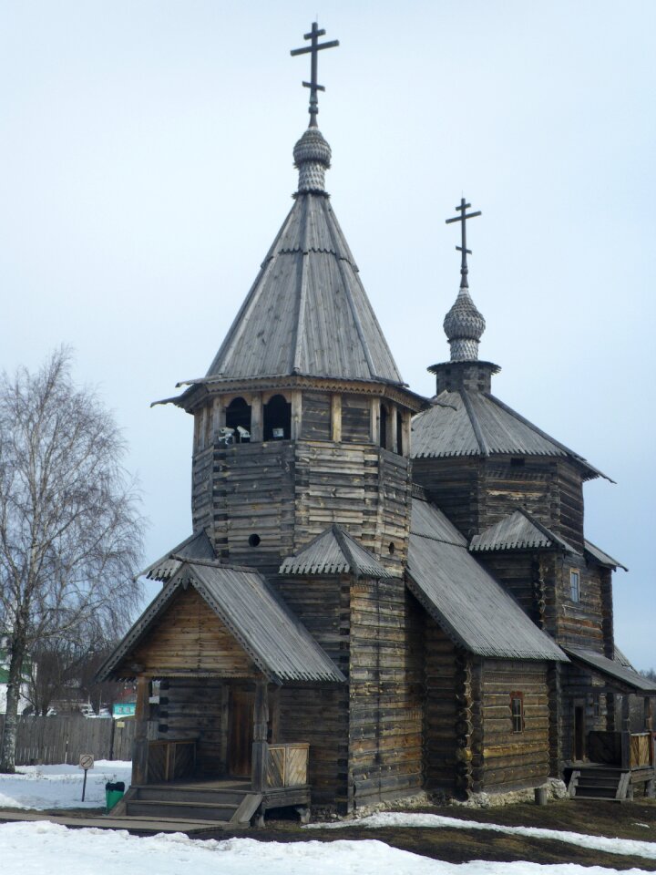 Suzdal wooden house old house