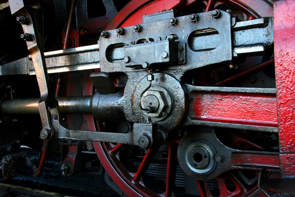 Locomotive rail train