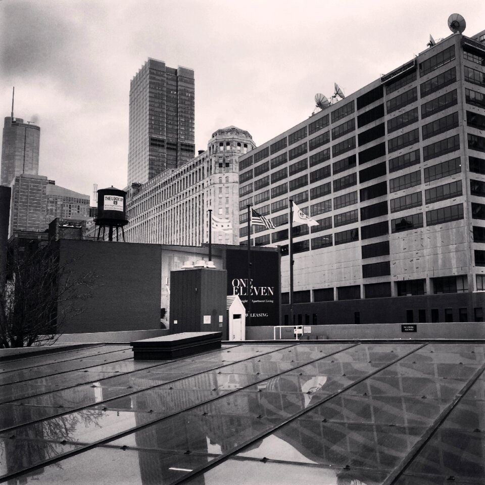 Architecture white sky