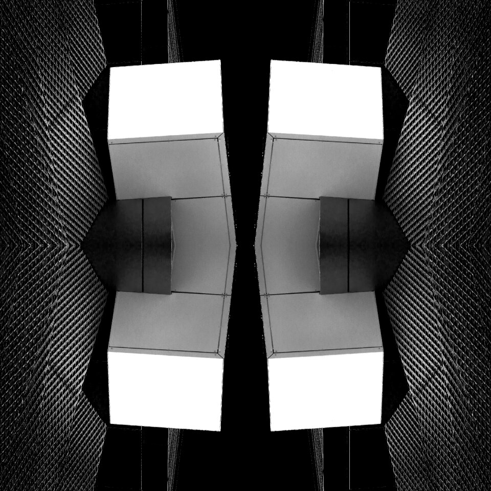 Mirroring construction structure