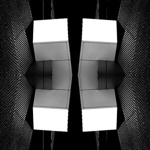 Mirroring construction structure