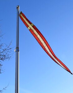 Flagpole danish typical denmark photo