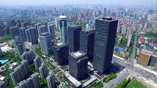 Shanghai lu jia zui building photo