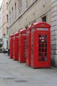Telephone box united kingdom england photo