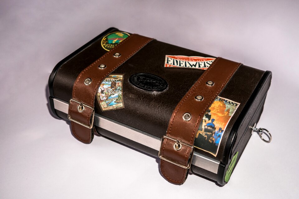 Old suitcase antique junk