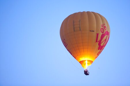 Ballooning fly transportation photo
