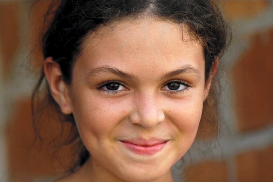Innocence look smiling