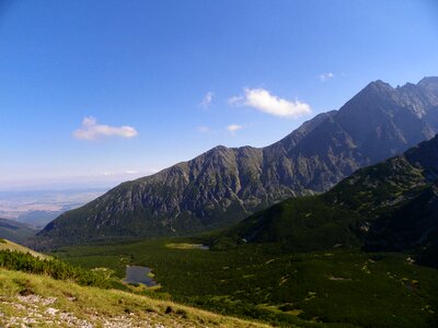 Sunlight summer high tatras