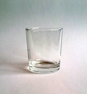 Glass drink glass tumbler