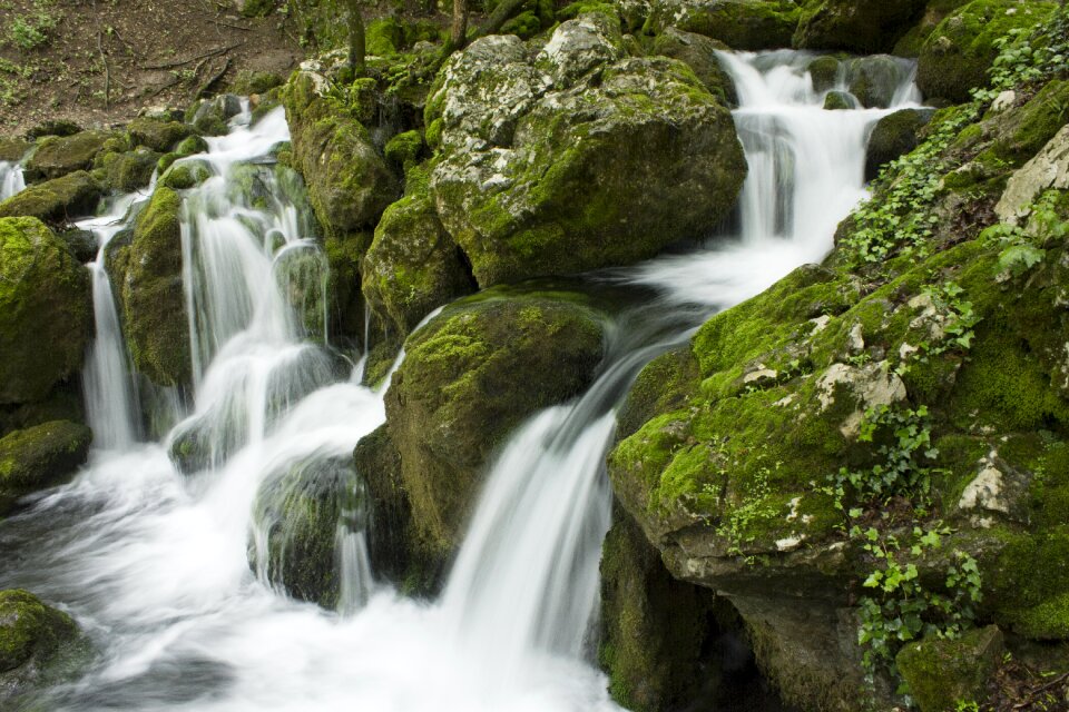 Landscape waterfall river photo