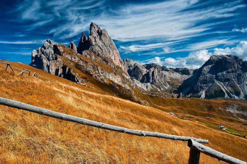 Nature landscape blue