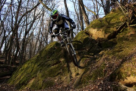 Rock cyclist mtb