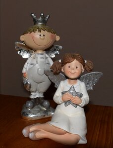 Advent christmas angel decoration