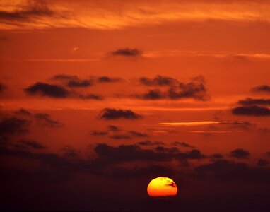 Sunset sunrise landscape photo