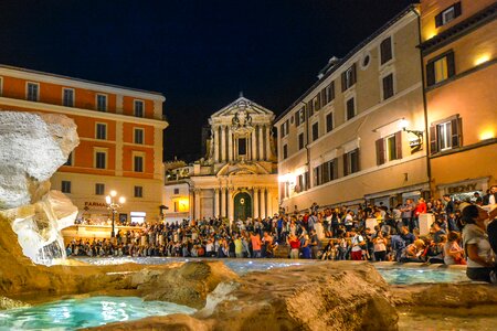 Rome evening night