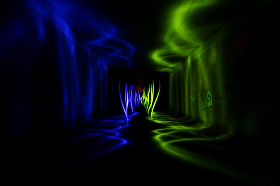 Structure flame underpass