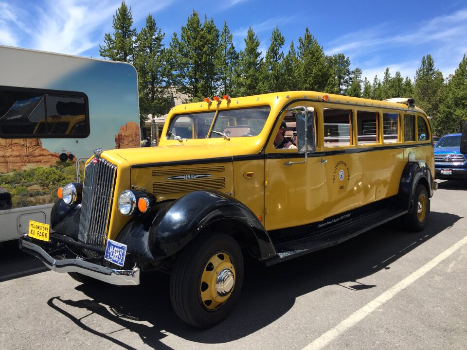 Tour bus yellowstone