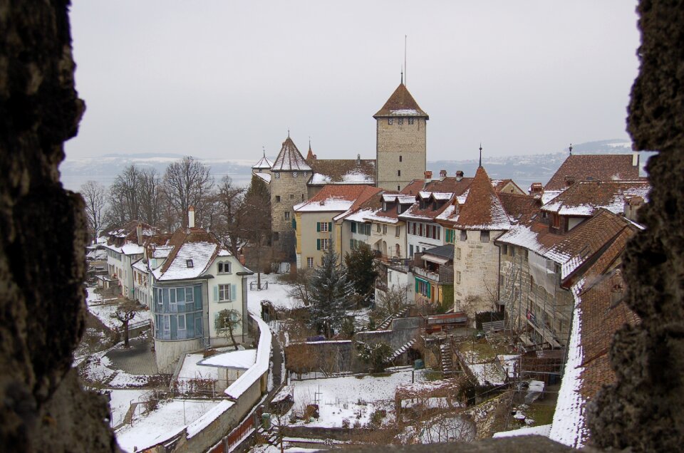 Winter roofs castle