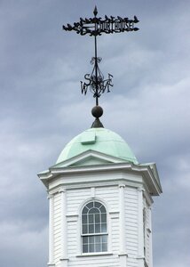 Historic courthouse vane photo