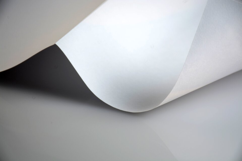 White paper shapes empty