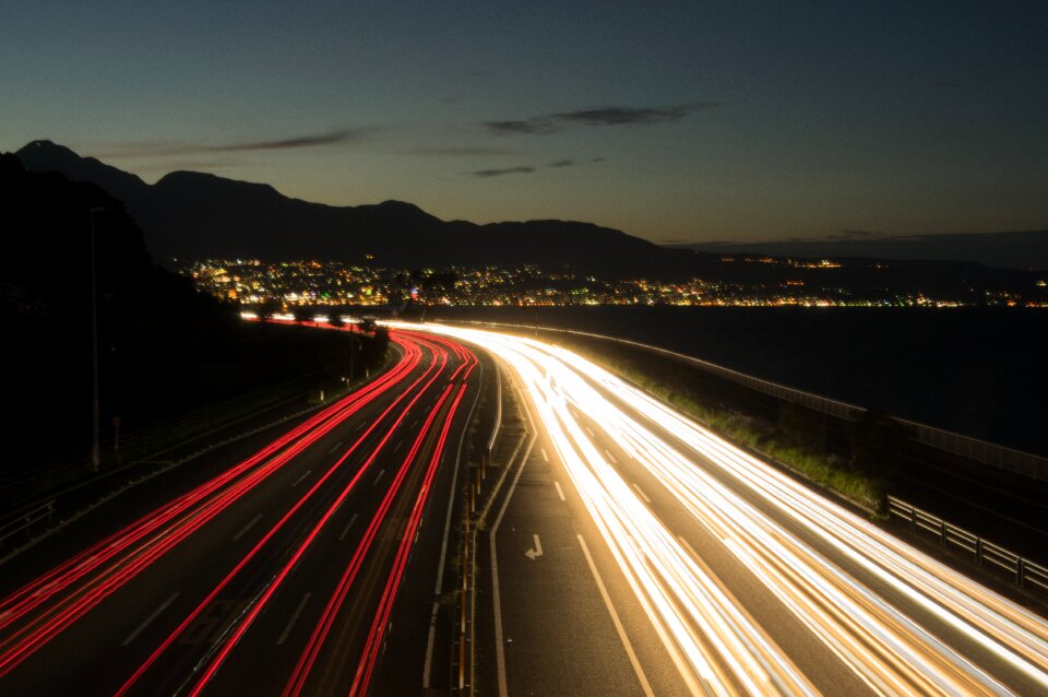 Sea night route japan