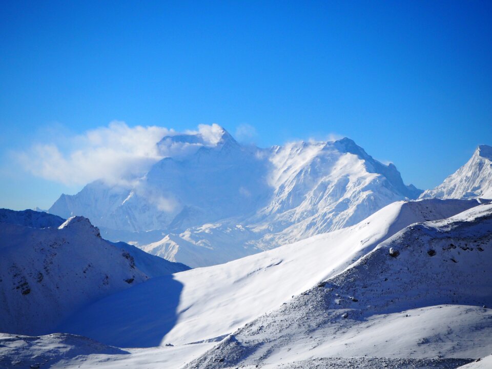 Mountain trekking trek photo