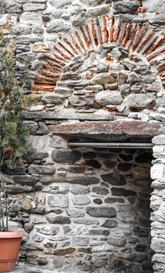Architecture wall antique