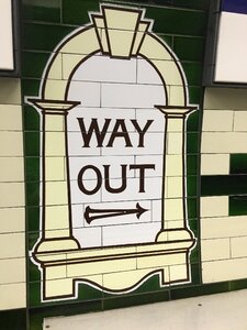 London underground tube photo