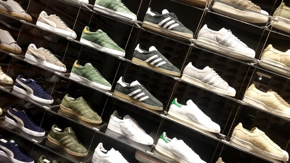 Sneakers leather brand shoes