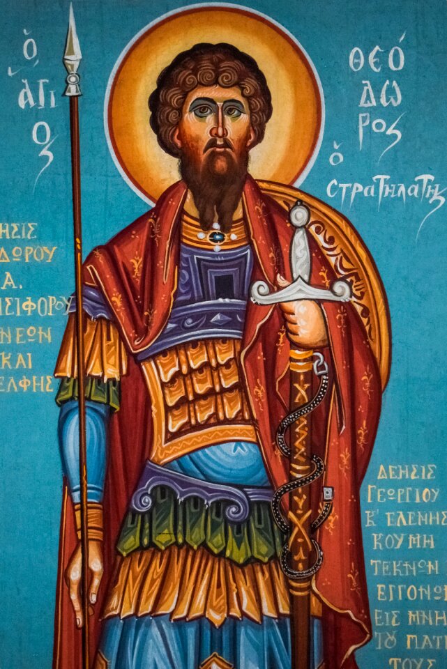 Church iconography painting