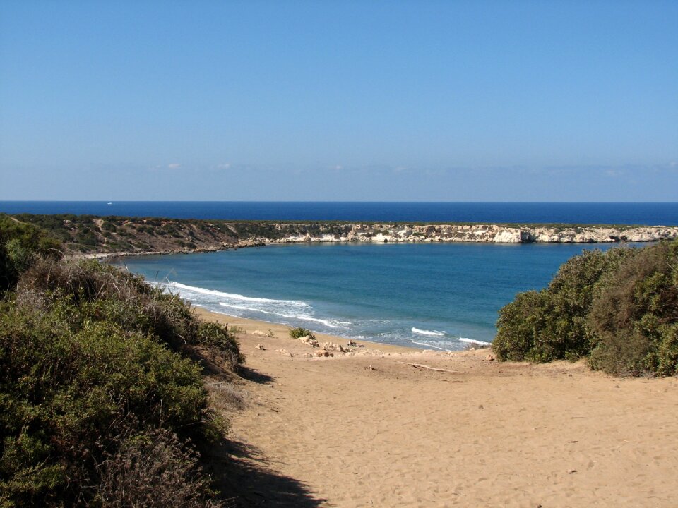 The coast blue summer photo