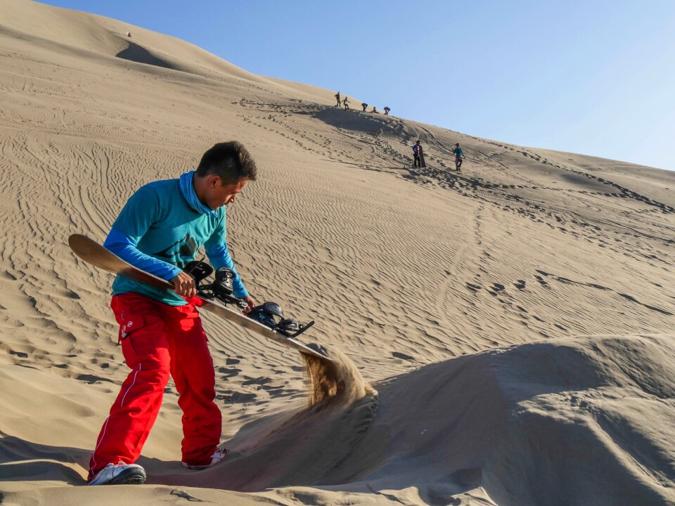 Dune desert sand