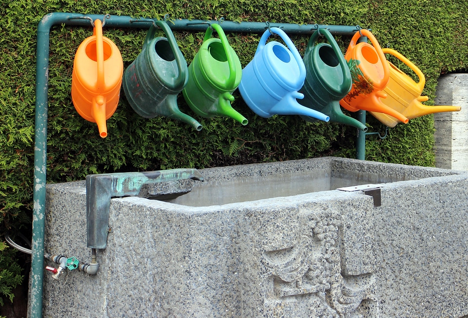 Irrigation garden pot