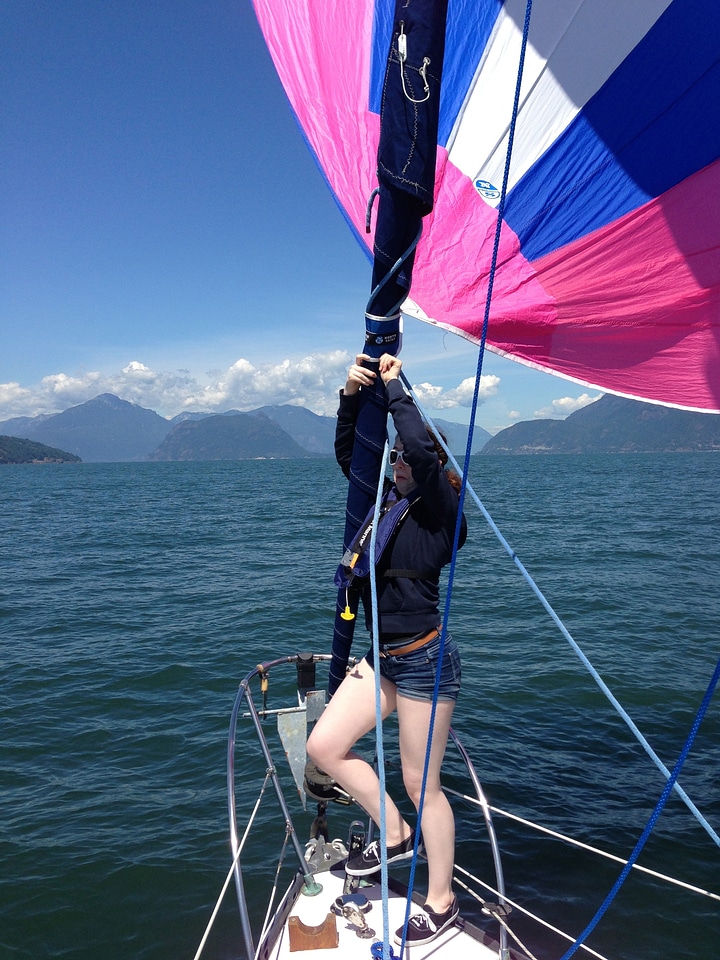 Spinnaker gennaker howe sound