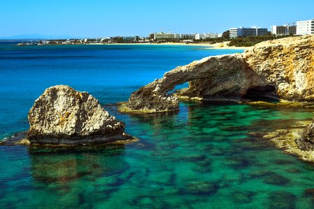 Coast erosion landscape photo